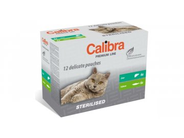 calibra cat kapsa premium sterilised multipack 12x100g