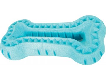 Hračka pes BONE MOOS TPR 13cm modrá Zolux