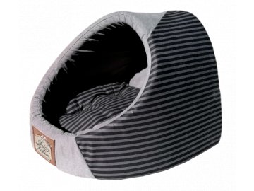 Domeček 40 cm pet fashion šedý