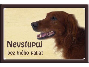 Výstražná cedule: Cedule setr II habeo.cz pozor pes tabulka na plot
