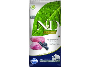 N&D PRIME DOG Adult M/L Lamb & Blueberry 12kg