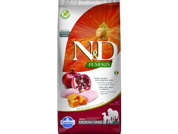 N&D Pumpkin DOG Adult M/L Chicken&Pomegranate 12kg