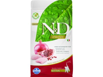 N&D PRIME CAT KITTEN Chicken & Pomegranate 1,5kg