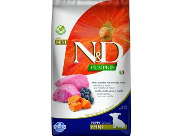 N&D Pumpkin DOG Puppy Mini Lamb & Blueberry 2,5kg