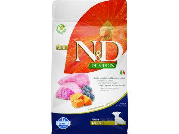 N&D Pumpkin DOG Puppy Mini Lamb & Blueberry 800g