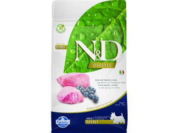 N&D PRIME DOG Adult Mini Lamb & Blueberry 800g