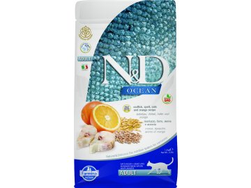 N&D OCEAN CAT LG Adult Codfish & Orange 1,5kg