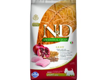 N&D LG DOG Light Mini Chicken & Pomegr 2,5kg