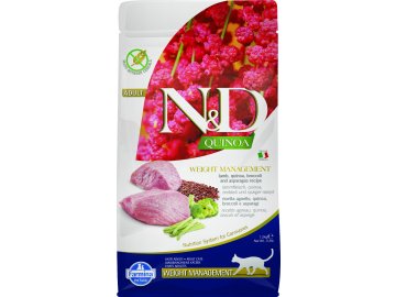 N&D Quinoa CAT Weight Management Lamb & Broccoli 1,5kg
