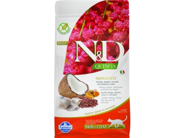 N&D Quinoa CAT Skin & Coat Herring & Coconut 1,5kg