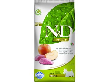 N&D PRIME DOG Adult Mini Boar & Apple 7kg  + Dáreček k objednávce