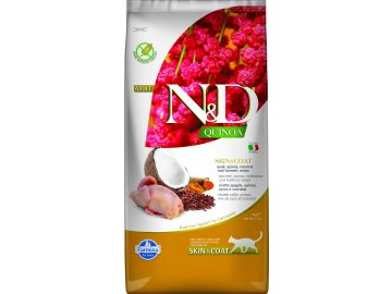 N&D Quinoa CAT Skin & Coat Quail & Coconut 5kg