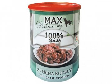 Konzerva Max Deluxe Zvěřina kousky 800 g