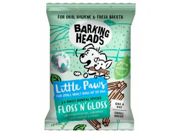 BARKING HEADS Treats Floss'n' Gloss Litt.Paws 100g