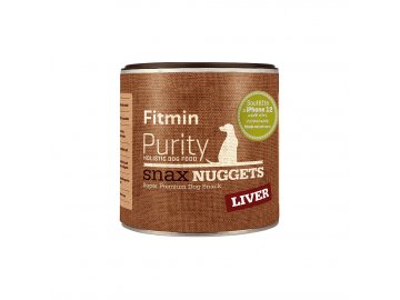 fitmin dog purity snax nuggets liver 180 g soutez h L