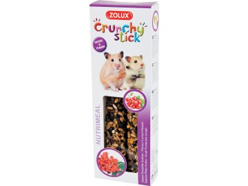 Pochoutka CRUNCHY STICK rybíz/jeřabina pro křečkyZolux