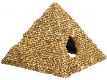 Akvarijní dekorace pyramida 10,5 x 10 x 8 cm habeo.cz