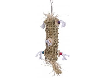 Nobby aktivní hračka pro papoušky cylindr z mořské řasy 52 x 14 cm