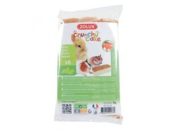 crunchy cake mrkev pro hlodavce 75g zolux