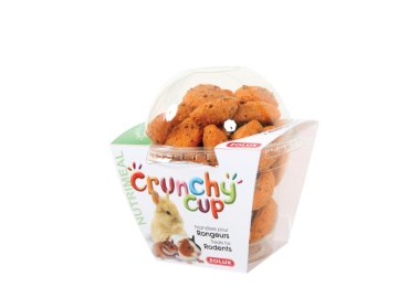 Pochoutka CRUNCHYCUP mrkev/len pro hlod 200gZolux