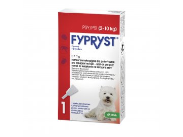 Fypryst Spot-on Dog S sol 1x0,67ml (2-10kg)