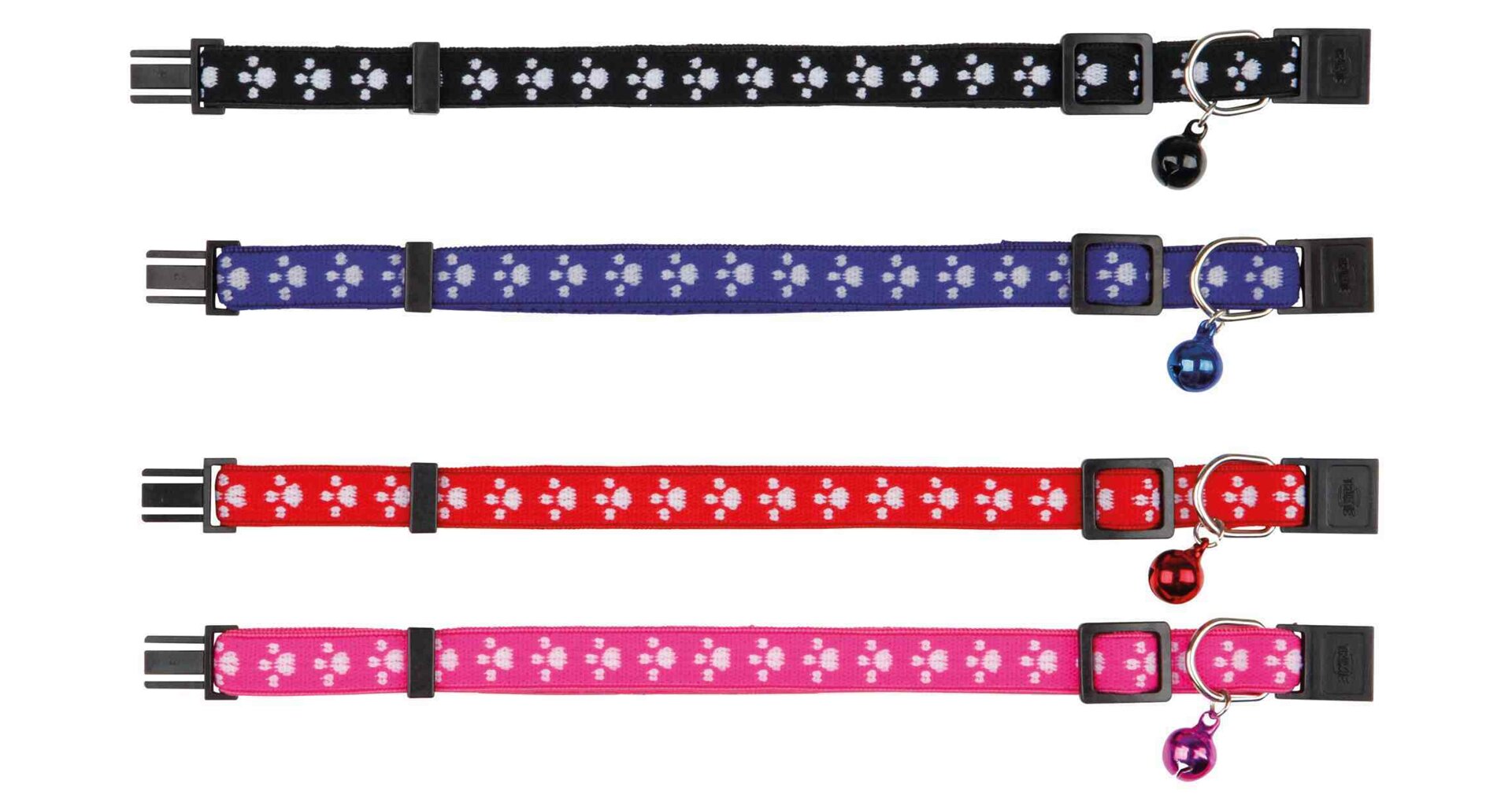 Nylonový obojek pro kočku, elastický, různé barvy