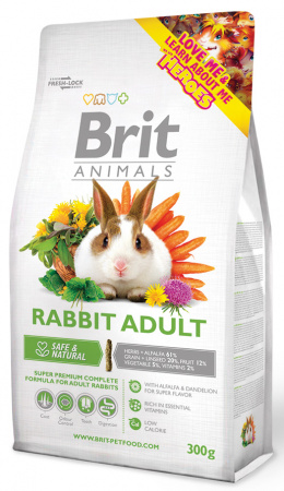 Levně BRIT Animals Rabbit Adut Complete 1,5kg