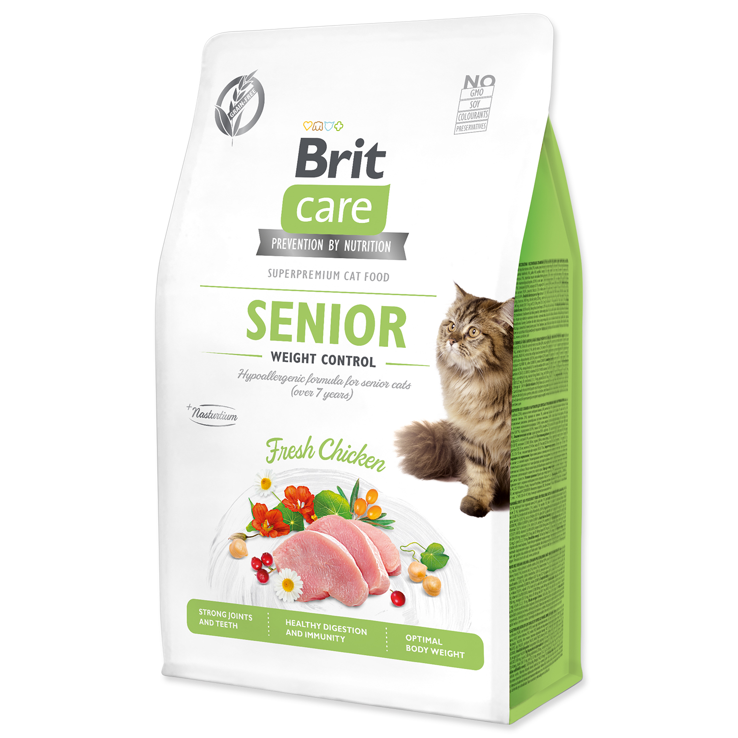 Levně BRIT Care Cat Grain-Free Senior Weight Control 2kg