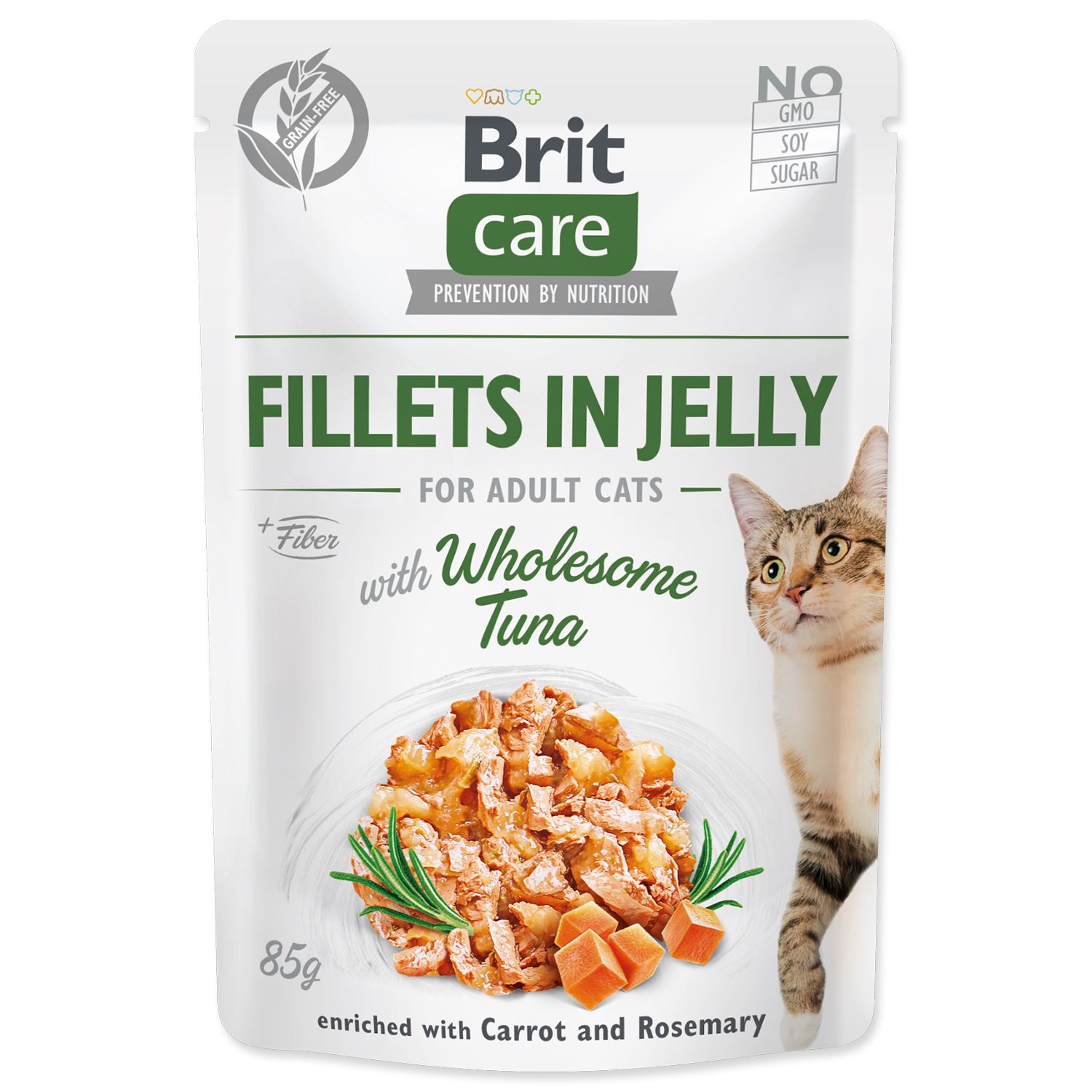 Levně Kapsička BRIT Care Cat Pouch Wholesome Tuna in Jelly 85g