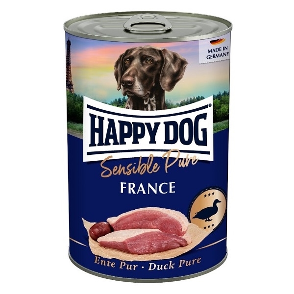 Levně Konzerva Happy Dog Ente Pur France kachní 400 g