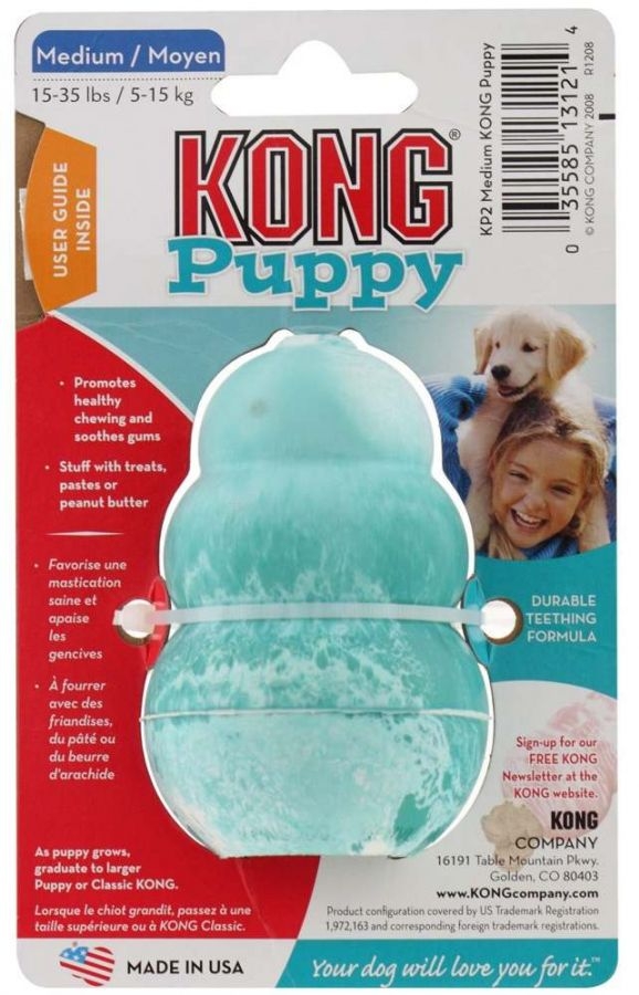 Levně Kong Puppy Classic Medium gumová hračka 8cm