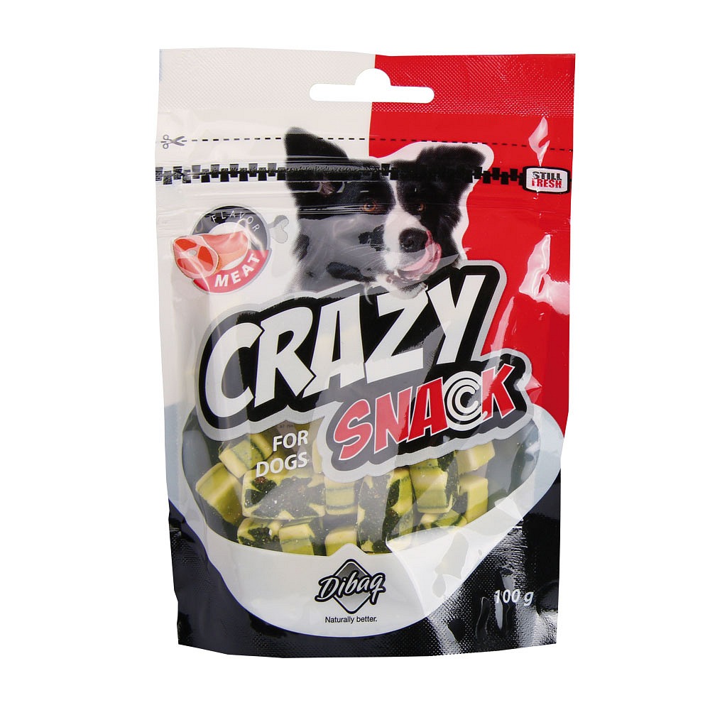 Levně Dibaq pochoutka pro psy Crazy Snack Dental, ovál, 100 g