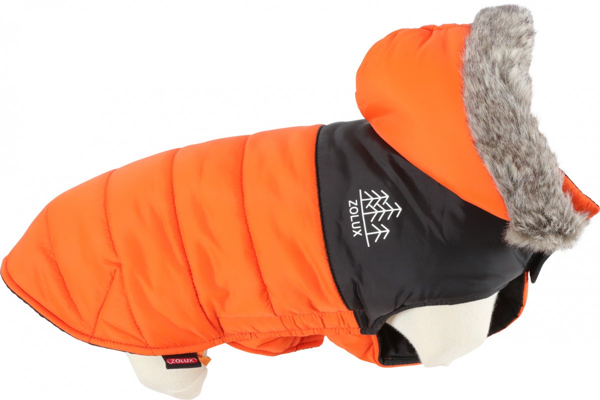 Levně Obleček voděodolný pro psy MOUNTAIN oranž. Délka: 25cm