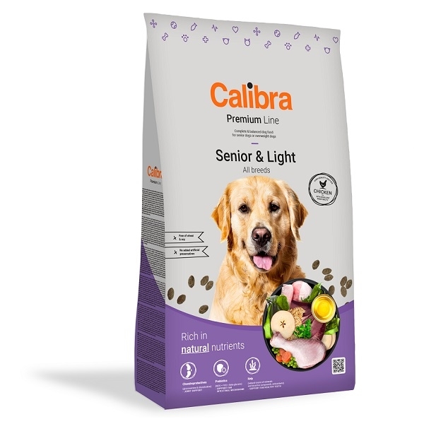 Levně Calibra Dog Premium Line Senior&Light 3kg