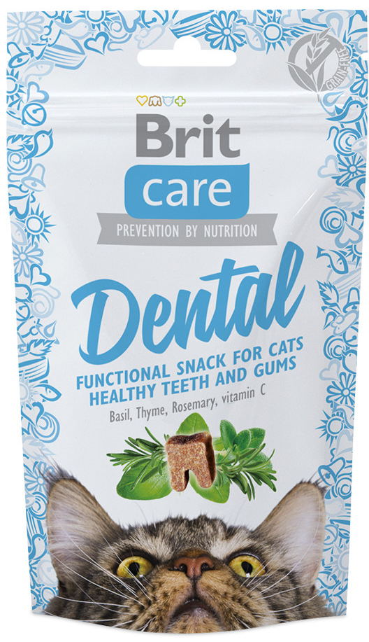 Levně Brit Care Cat Snack Dental 50g