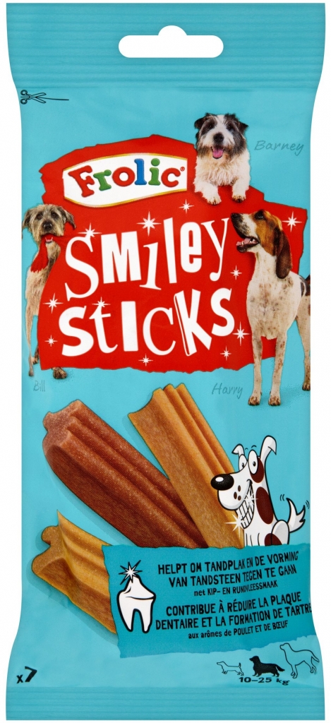 Levně Frolic pochoutka Smiley Sticks 175g