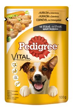 Levně Pedigree kapsa kuřecí a zelenina ve šťávě 100g