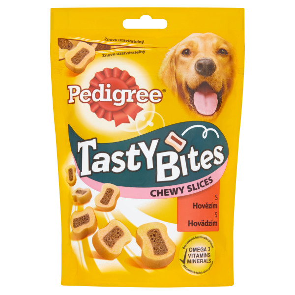 Levně Pedigree Tasty Minis Chewy Slices 155g