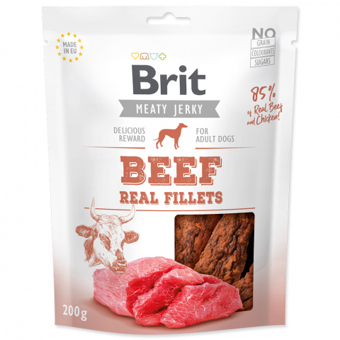 Levně Brit Jerky Beef Fillets 80g