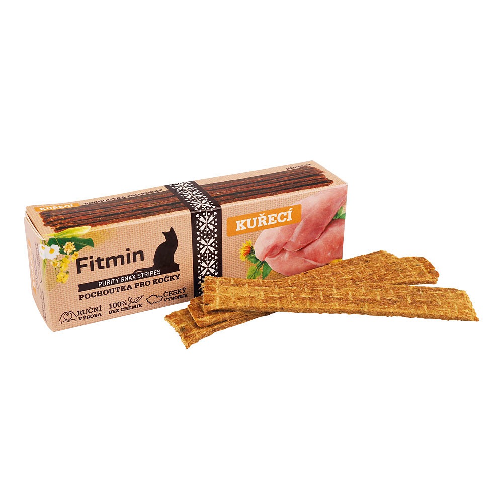 Levně Fitmin cat Purity Snax Stripes Kuřecí pochoutka 35 g