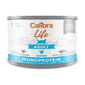 Levně Calibra Cat Life konz.Adult Chicken 200g