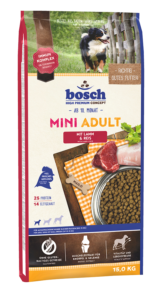 Levně Bosch Dog Adult Mini Lamb&Rice 15kg