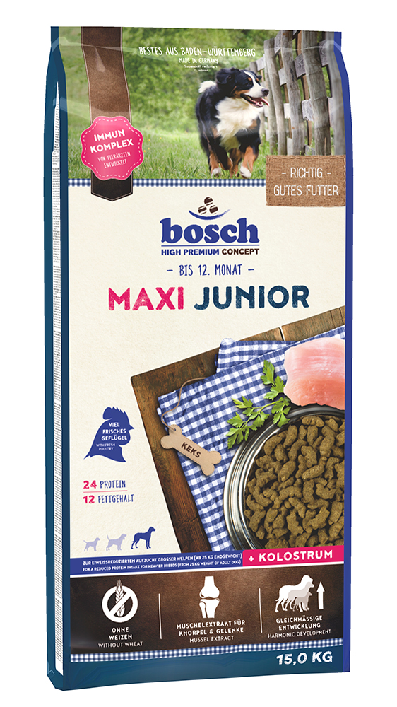 Levně Bosch Dog Junior Maxi 15kg