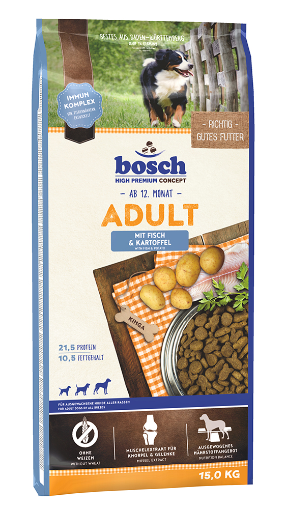 Levně Bosch Dog Adult Fish&Potato 15kg