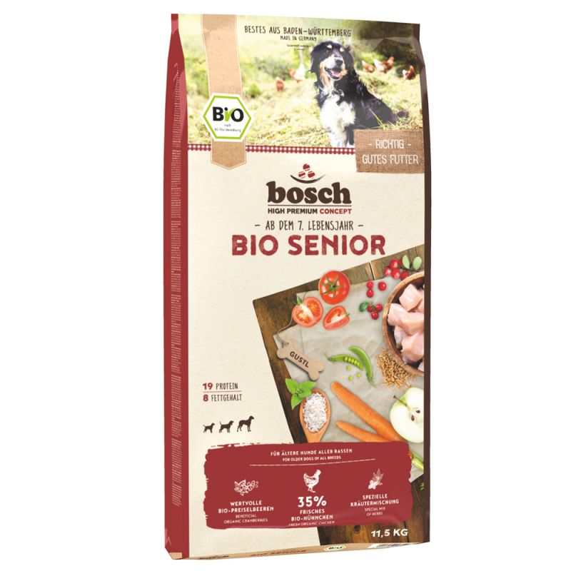 Levně Bosch Dog BIO Senior Chicken & Cranberry 11,5kg