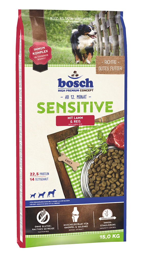 Levně Bosch Dog Sensitive Lamb & Rice 15kg