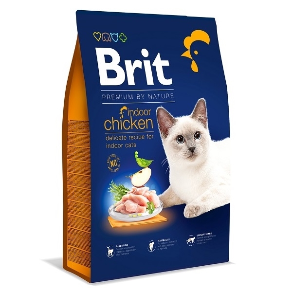 Levně Brit Premium Cat by Nature Indoor Chicken 1,5kg