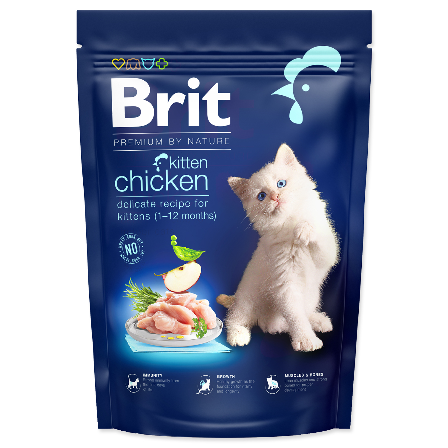 Levně Brit Premium Cat by Nature Kitten Chicken 800g