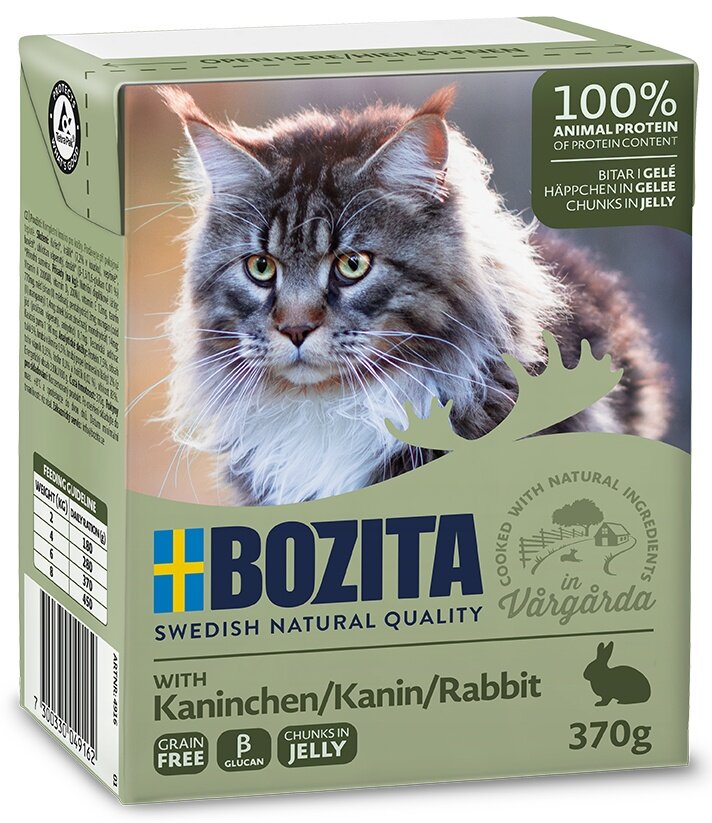 Levně Bozita Cat kousky v želé s králičím masem TP 370g