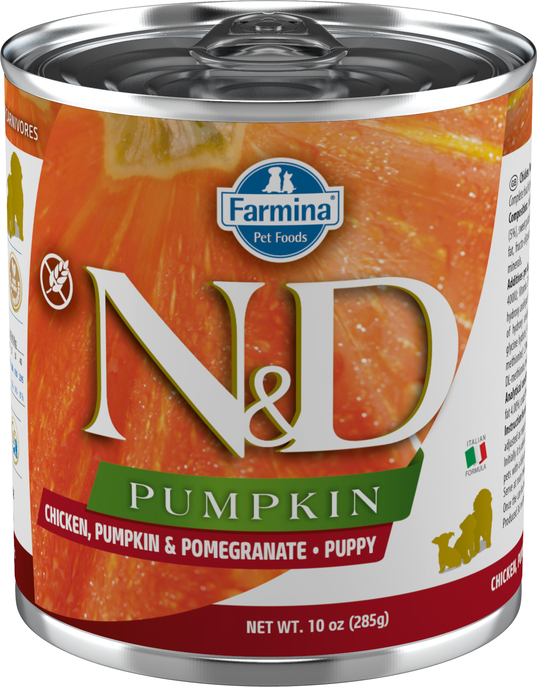 Levně Konzerva N&D DOG PUMPKIN Puppy Chicken & Pomegranate 285g